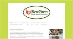 Desktop Screenshot of newfarmstore.com